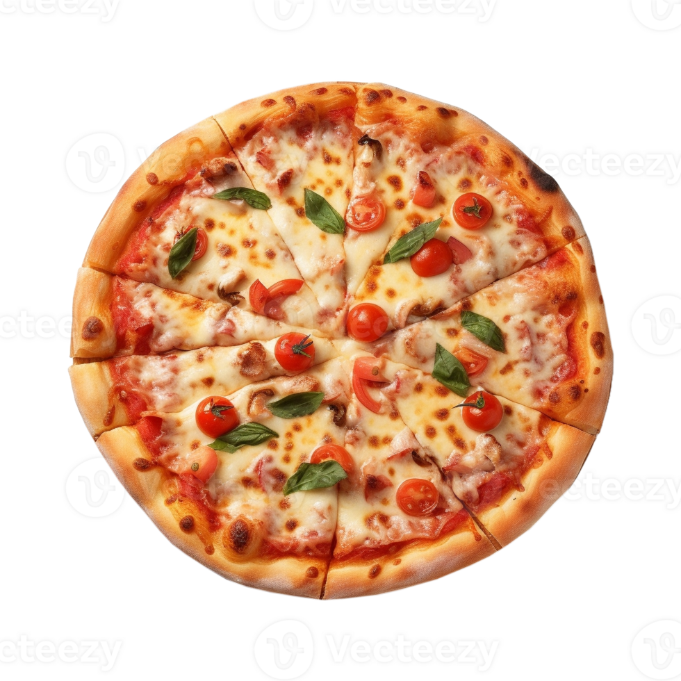 ai gegenereerd pizza Aan transparant achtergrond - ai gegenereerd png