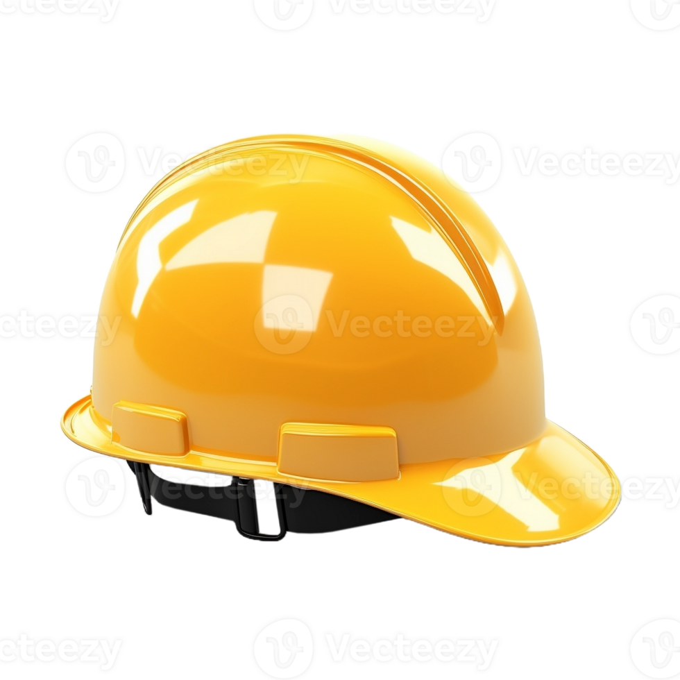 AI generated Construction Worker Cap or Hat on Transparent Background - Ai Generated png