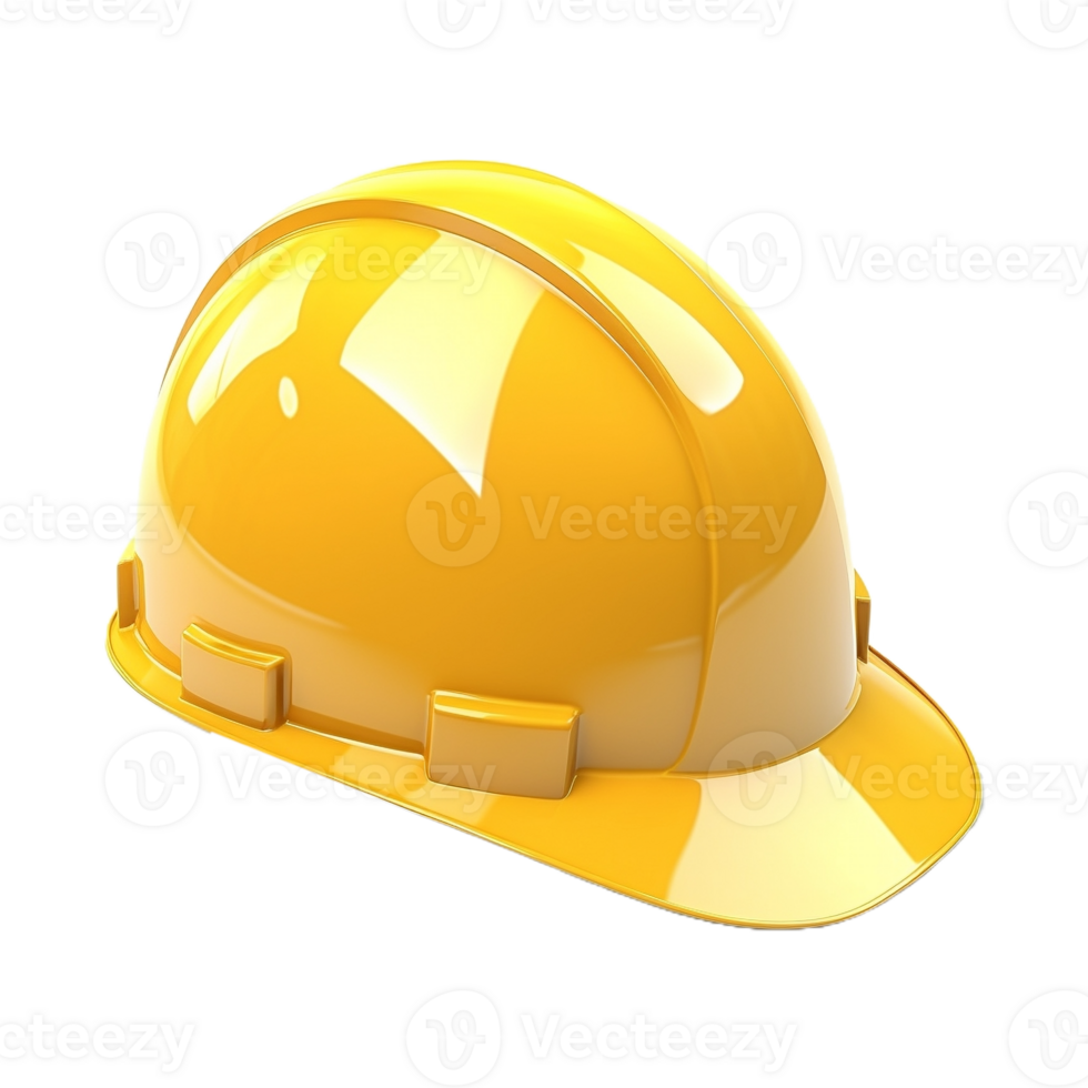 AI generated Construction Worker Cap or Hat on Transparent Background - Ai Generated png