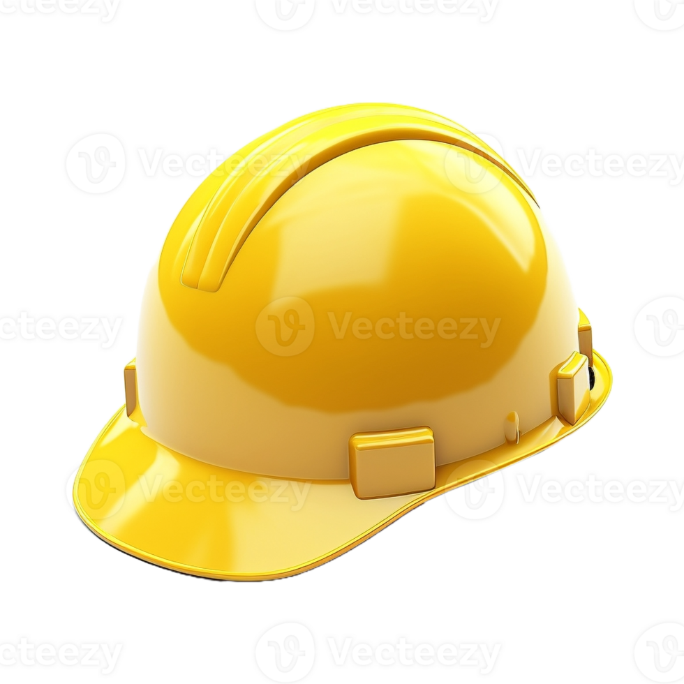 AI generated Construction Worker Cap or Hat on Transparent Background - Ai Generated png
