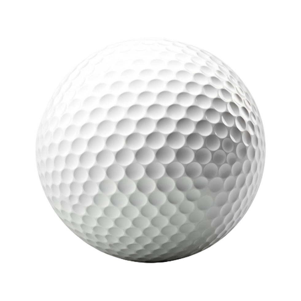 ai generiert Golf Ball auf transparent Hintergrund - - ai generiert png