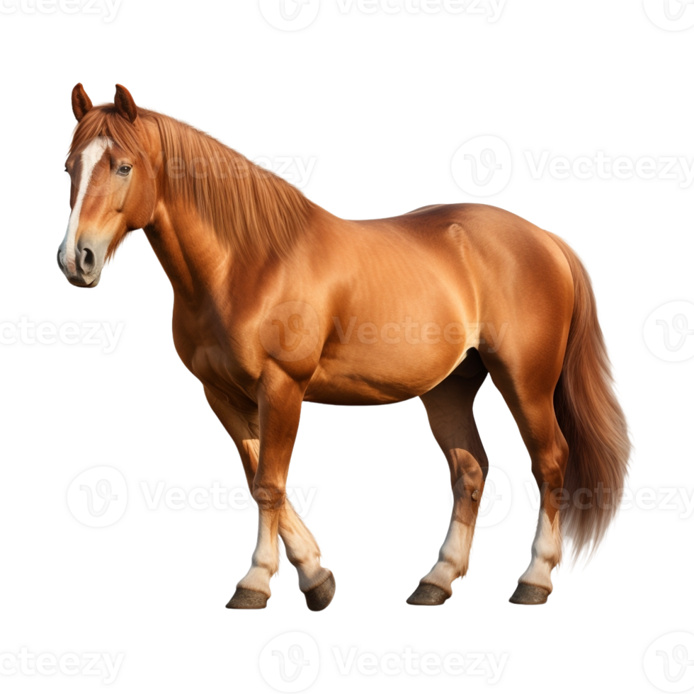 AI generated Beautiful Horse on Transparent Background - Ai Generated png