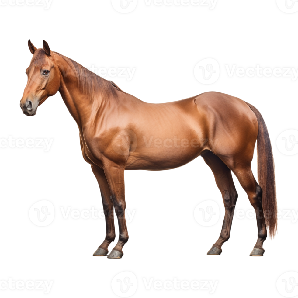 ai gegenereerd mooi paard Aan transparant achtergrond - ai gegenereerd png