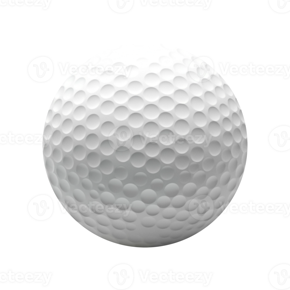 ai generiert Golf Ball auf transparent Hintergrund - - ai generiert png