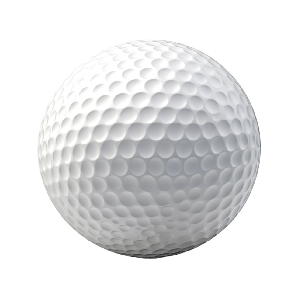 ai gegenereerd golf bal Aan transparant achtergrond - ai gegenereerd png