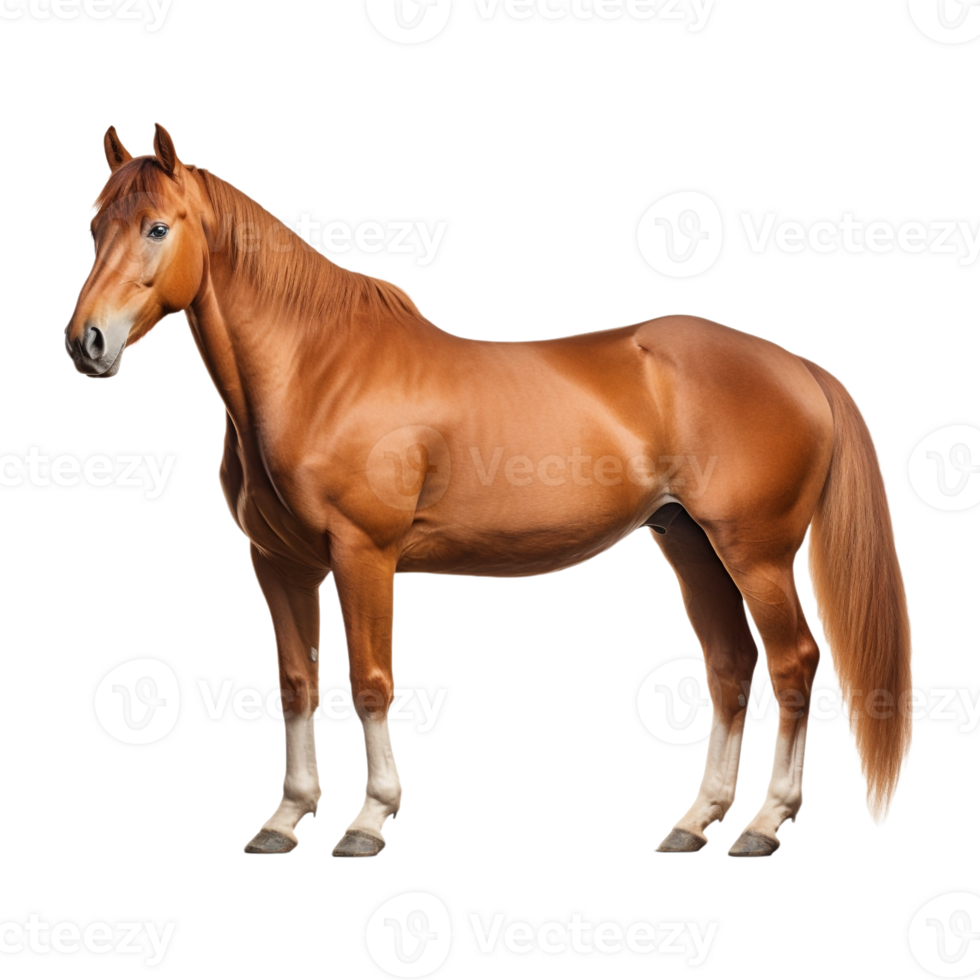 ai gegenereerd mooi paard Aan transparant achtergrond - ai gegenereerd png