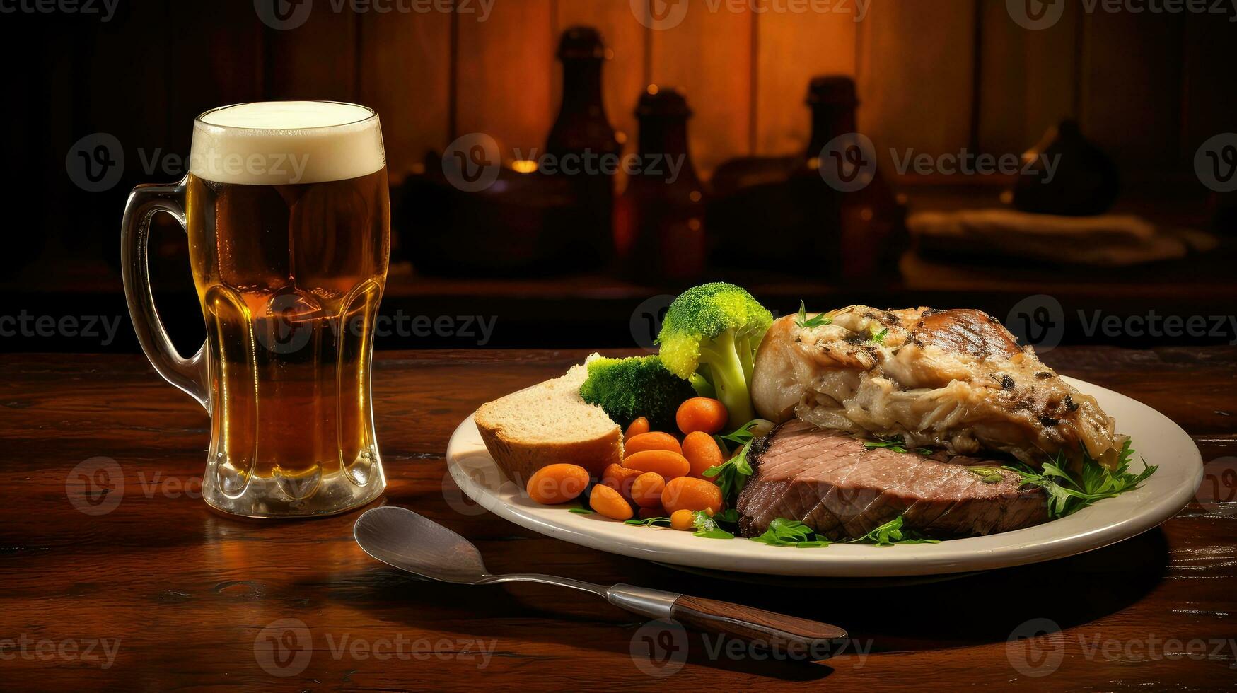 AI generated background salmon healthy food smoked ai generated photo
