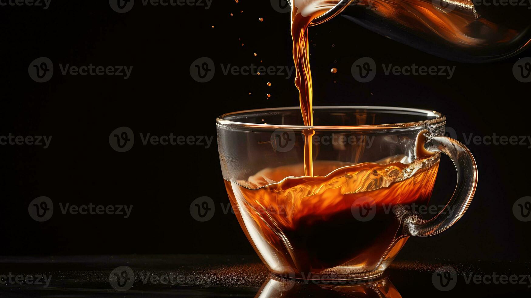 AI generated fresh glass juice drink garden ai generated photo