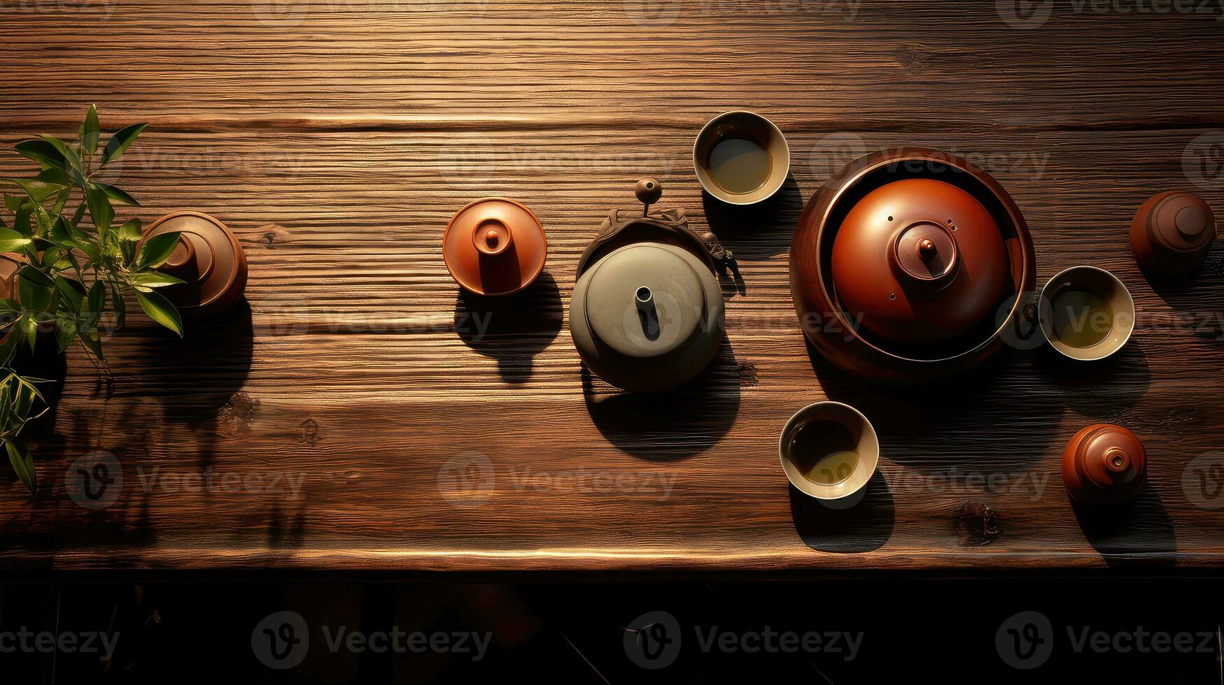 AI generated background dry tea drink earthy ai generated photo