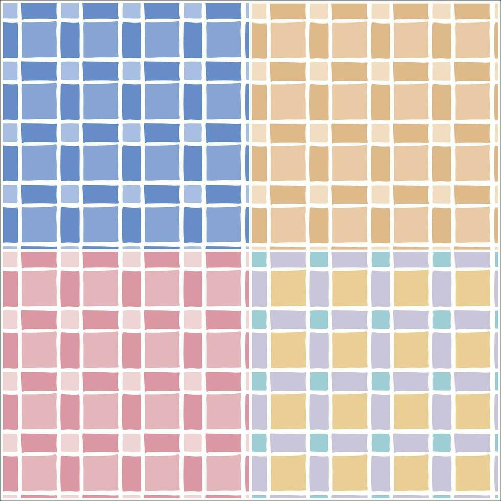 Pattern vector and background flowers pattern design