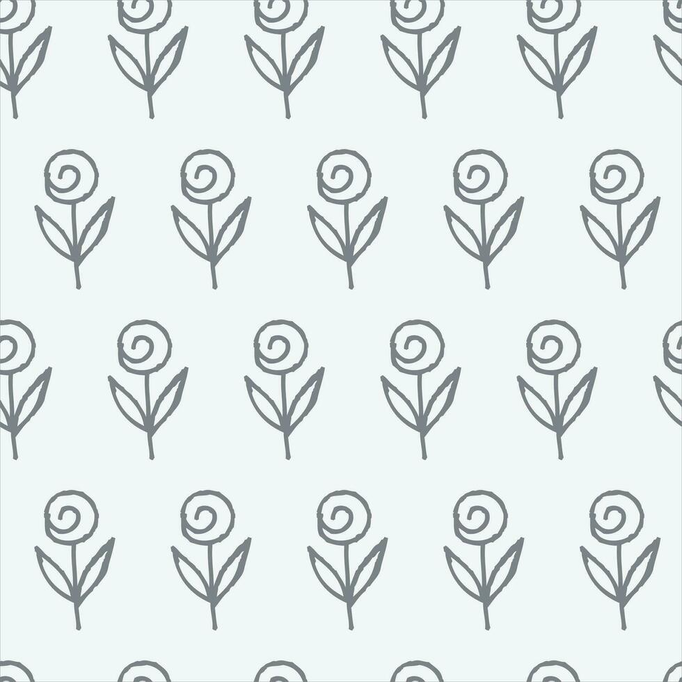 Pattern vector and background flowers pattern design