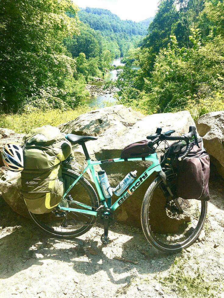 Beautiful view bicycle tour photo