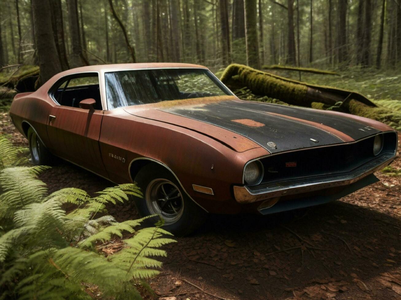 AI generated American Muscle Car photo