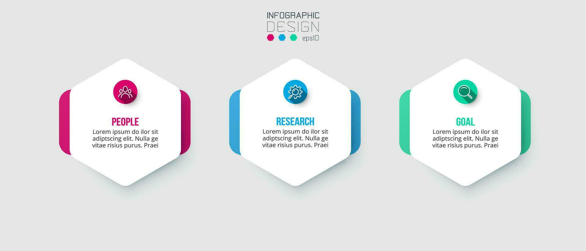 plantilla de infografía de concepto de negocio con opción. vector