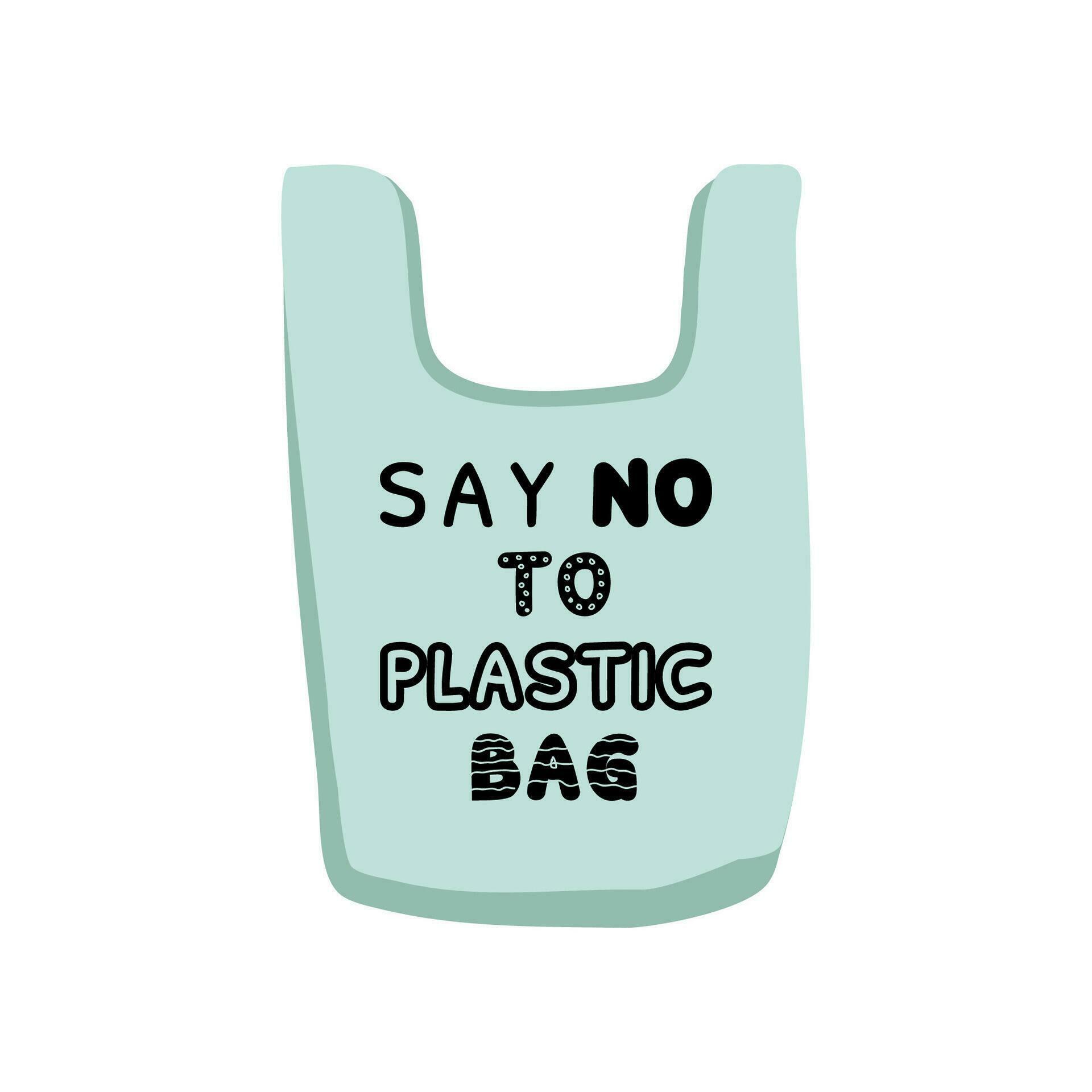 plastic free, use own bags ecofriendly. Zero waste concept, saving the