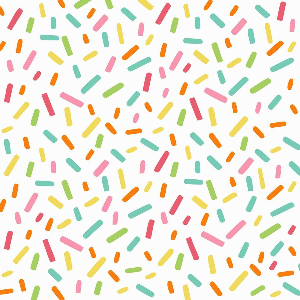 Creative minimalist style art background for children or trendy design with basic shapes.A vibrant and cheerful pattern with colorful pastel geometric shapes on a white background. vector