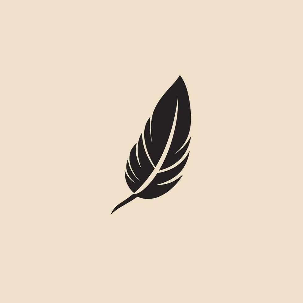 AI generated Project management filled brown logo. Business communication. Feather symbol. Design element. Created with artificial intelligence. Ai art for corporate branding, software product vector