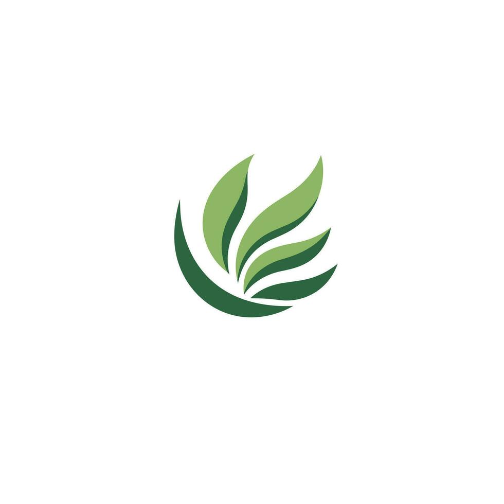 AI generated Meal delivery filled green logo. Wellness center. Leaf symbol. Design element. Created with artificial intelligence. Ai art for corporate branding, food store, organic snack vector