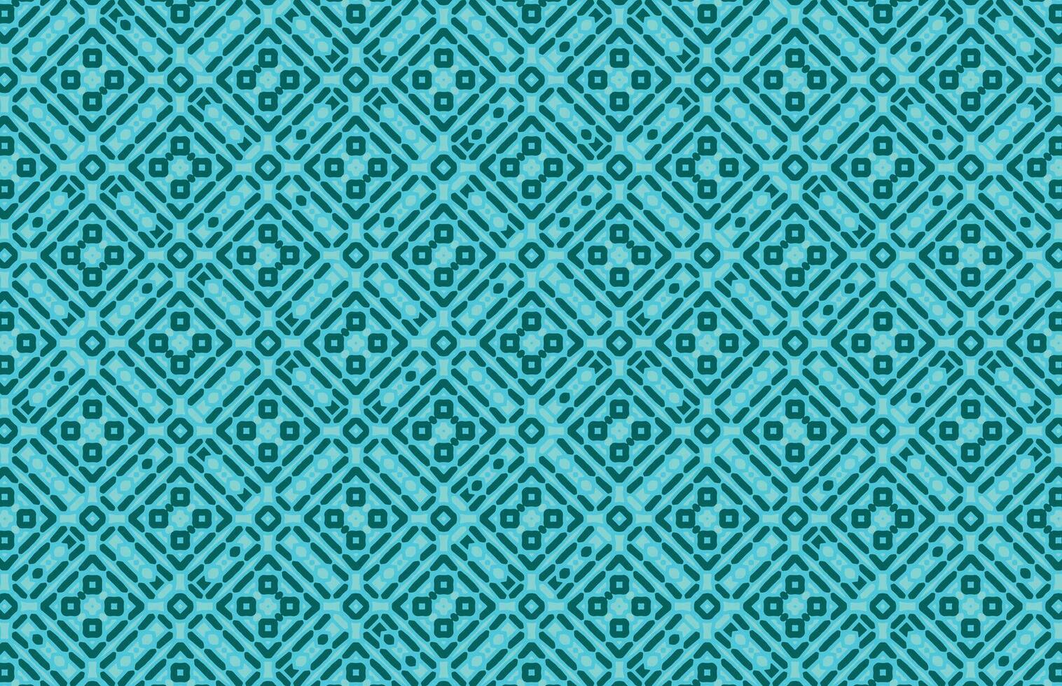 Blue square fabric design pattern vector