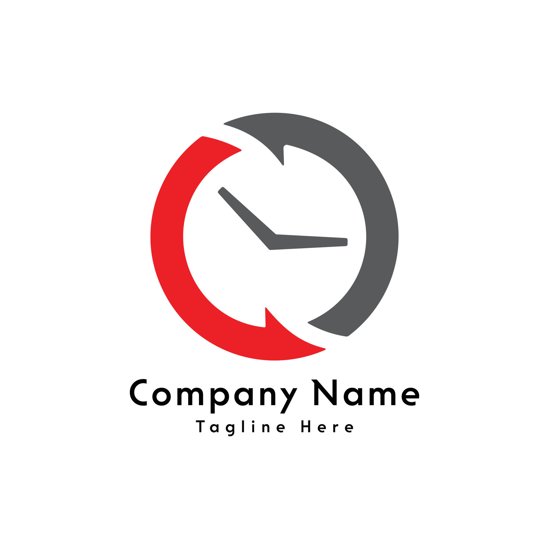 Wall watch logo design icon 35057985 Vector Art at Vecteezy