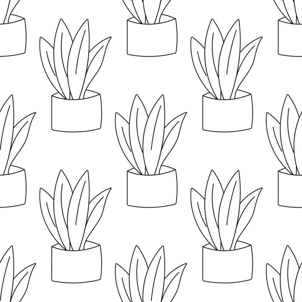 plant pot home green eco bio leaves vector