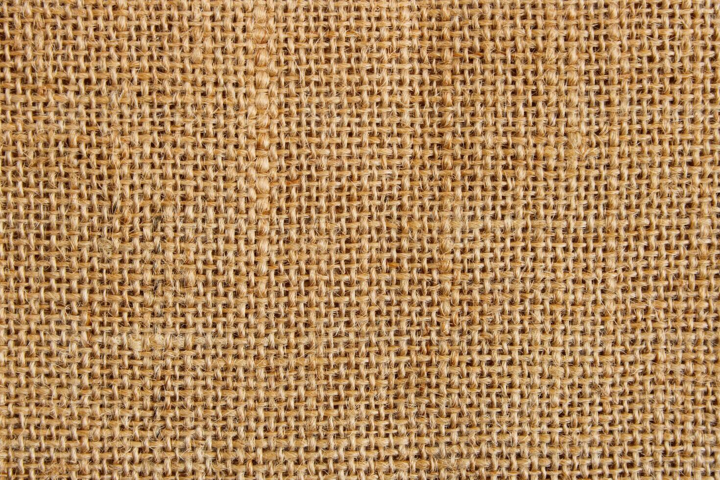Brown Knitted Burlap Fabric Texture Material photo