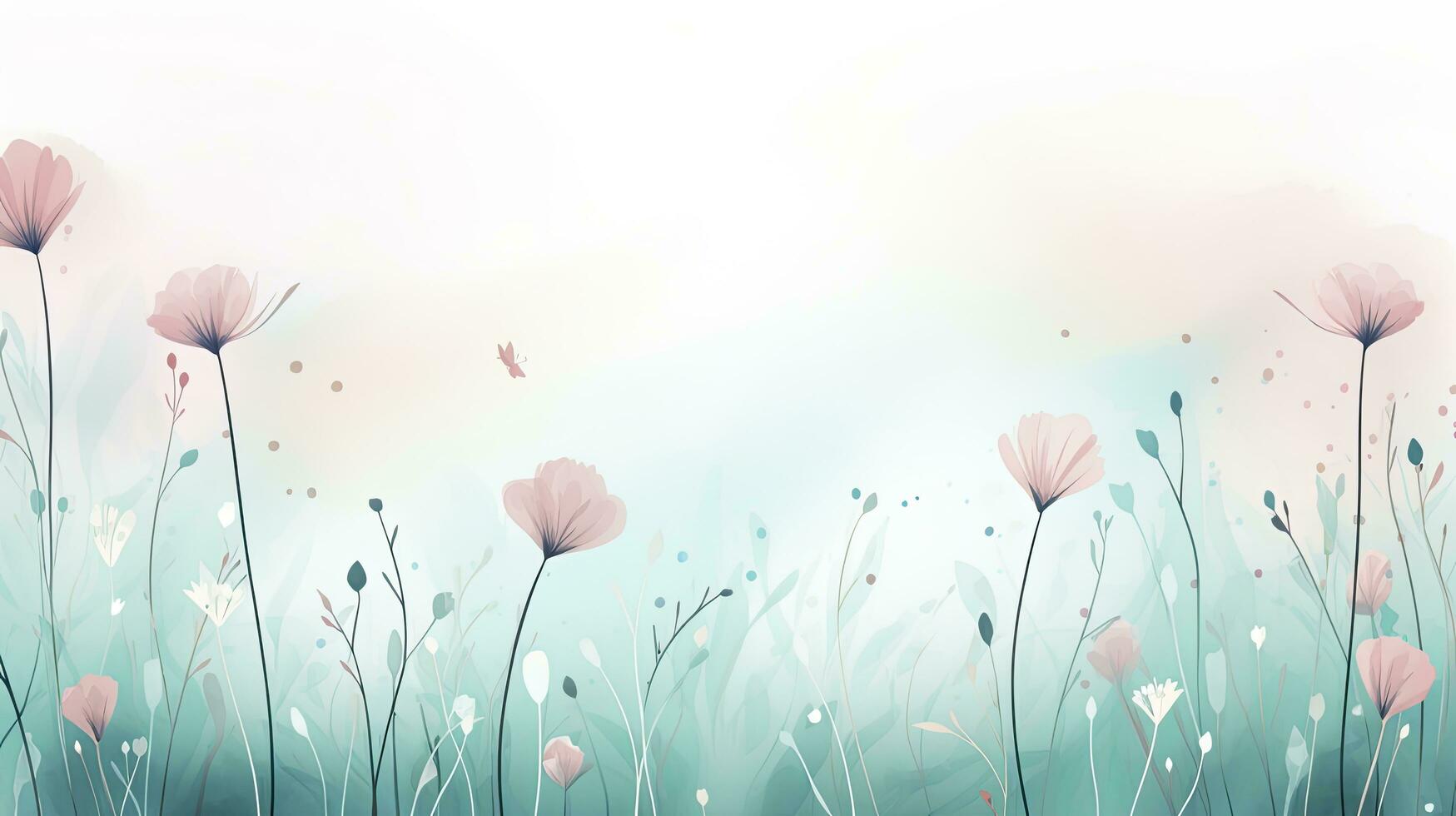 AI generated Spring Floral Delight Sale Banner photo