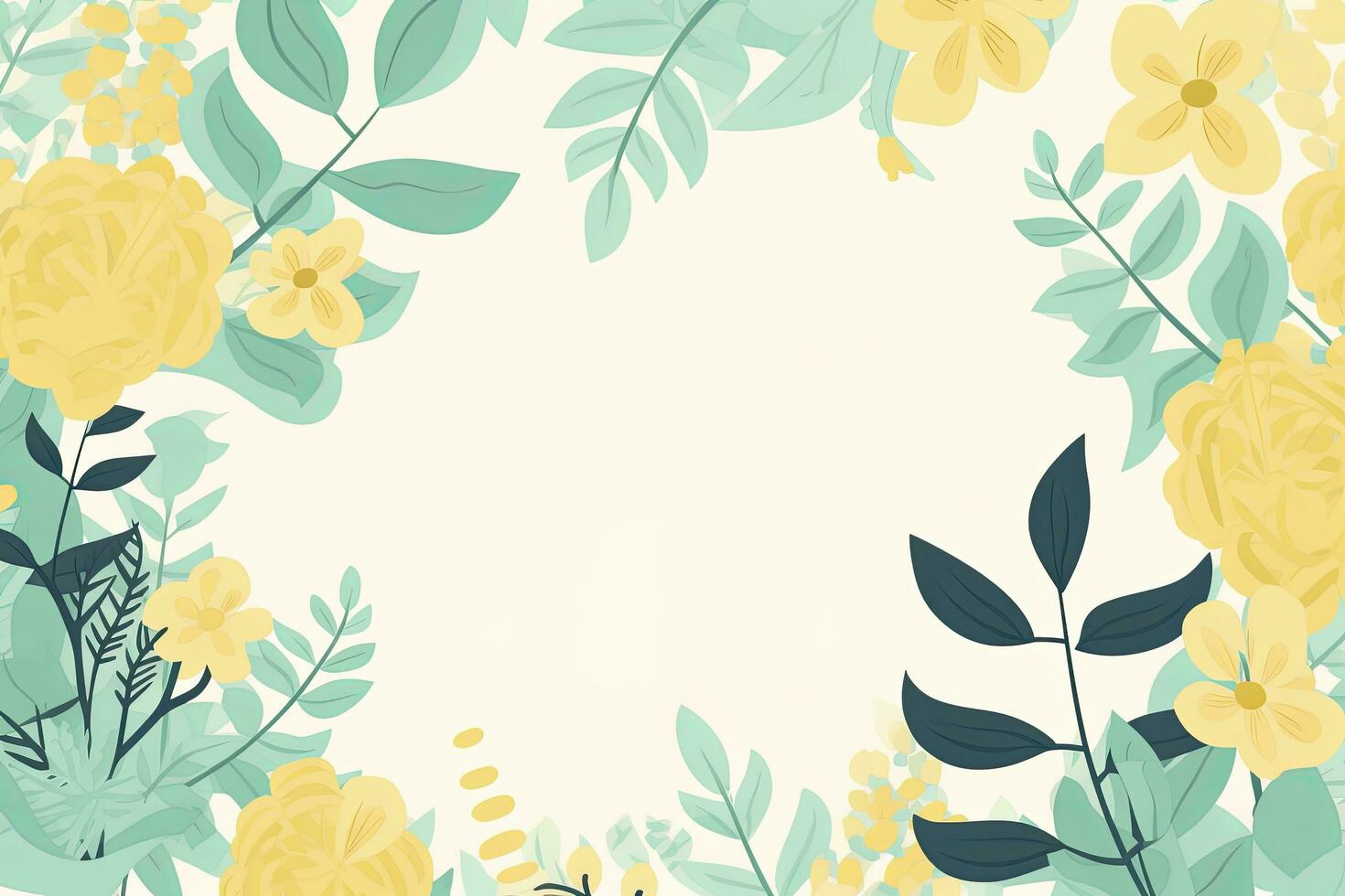 AI generated Spring Floral Delight Sale Banner photo