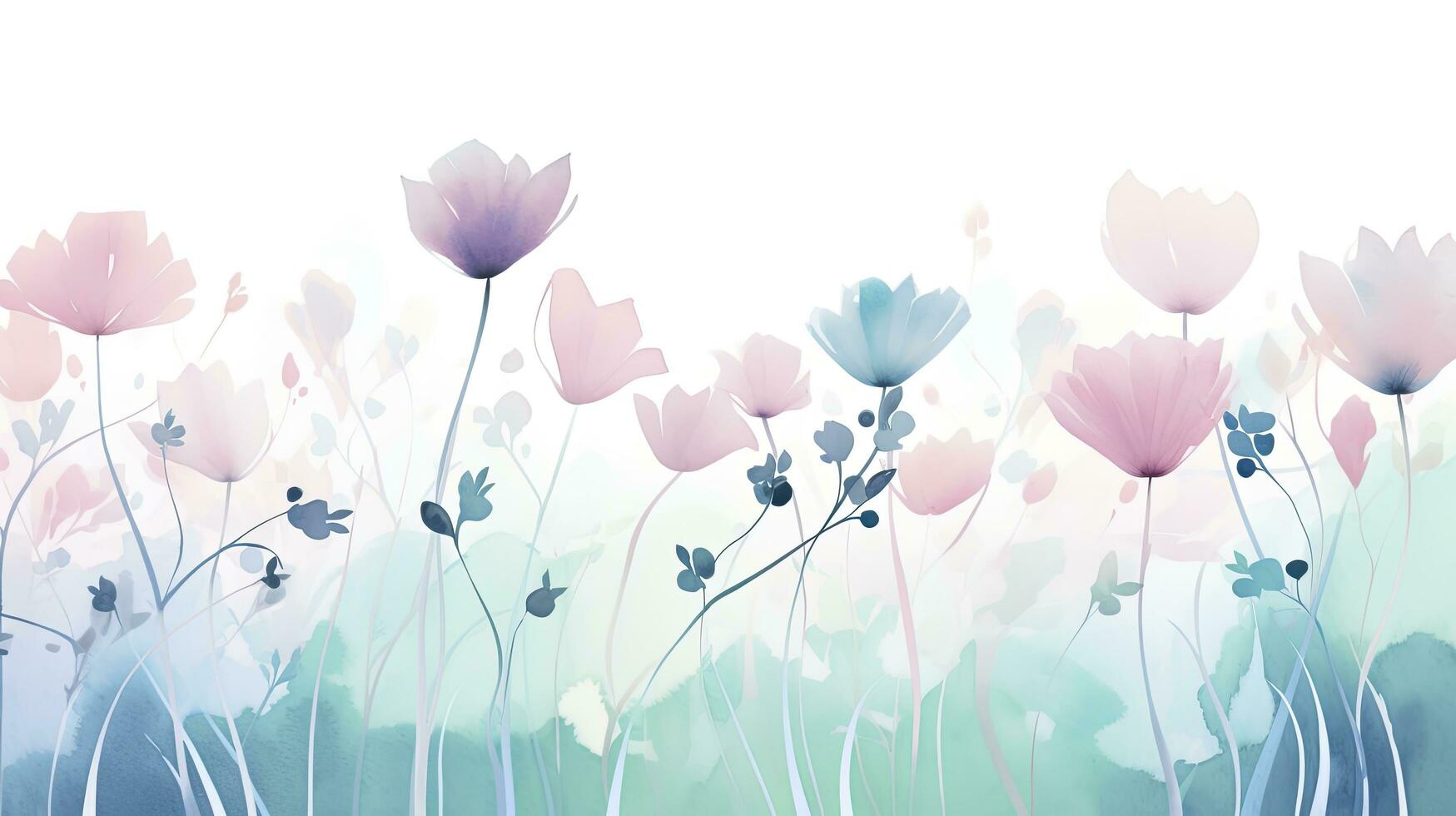 AI generated Spring Floral Delight Sale Banner photo