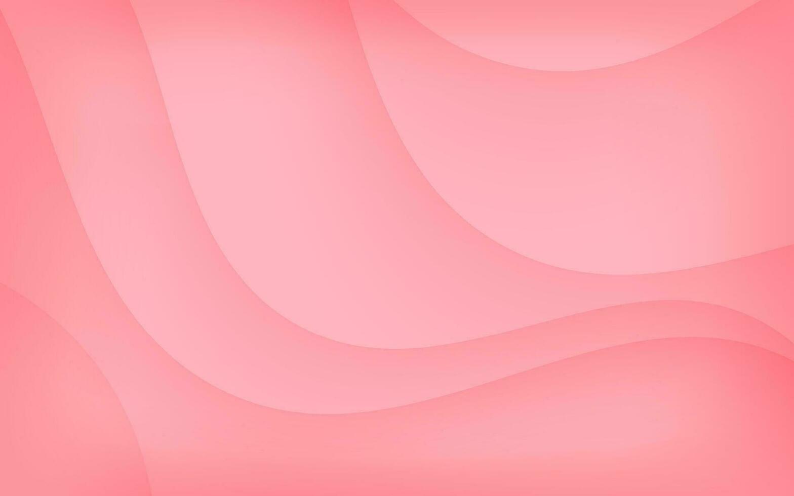 Wave pink abstract background vector