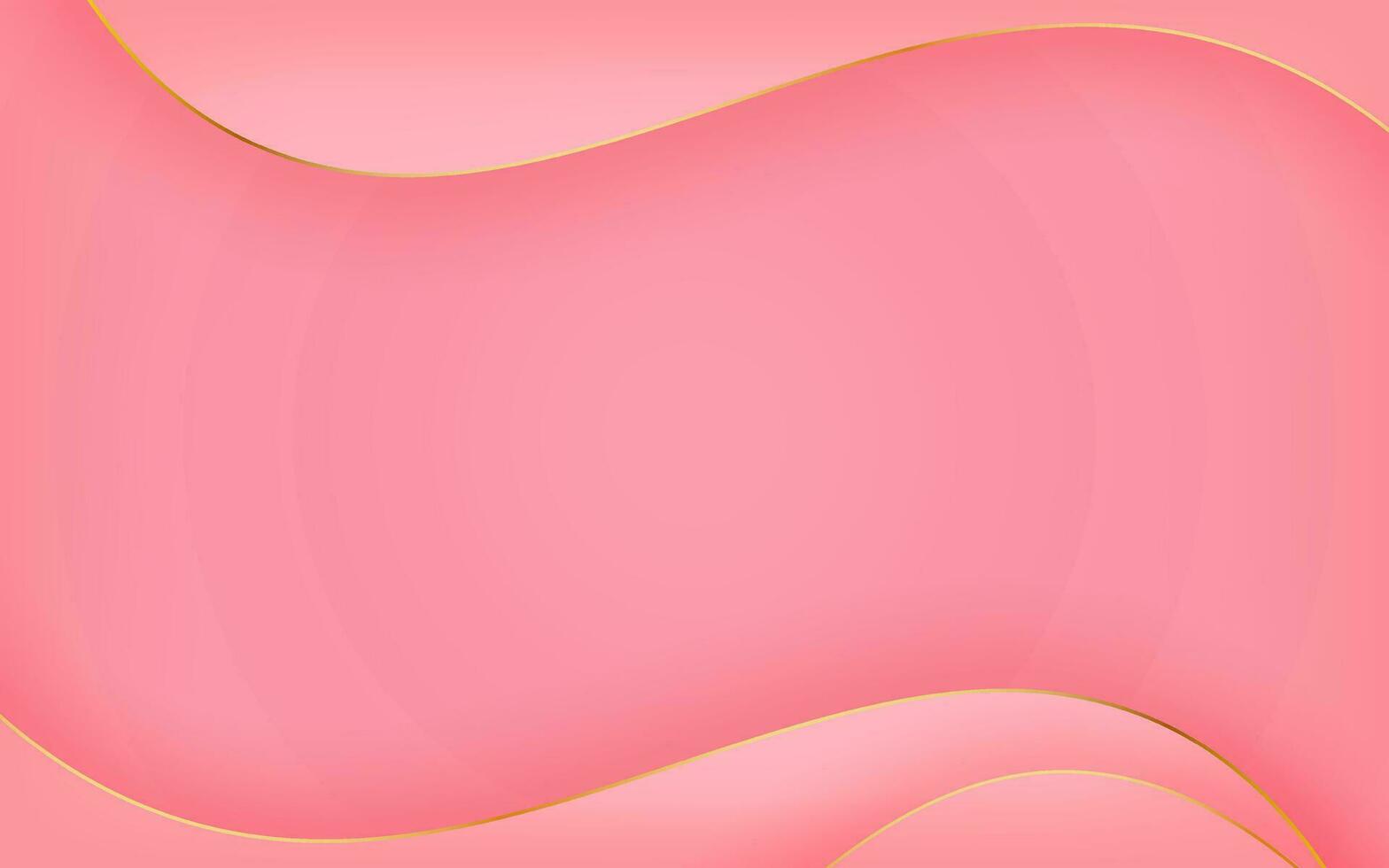 Wave pink luxury abstract background vector