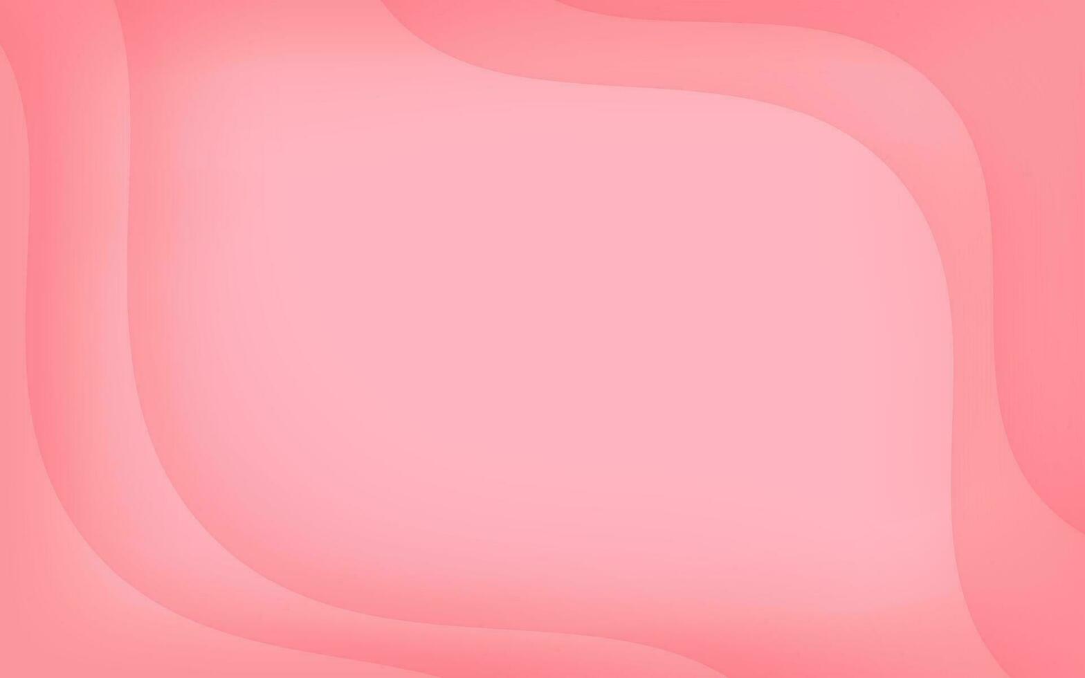 Wave pink abstract background vector