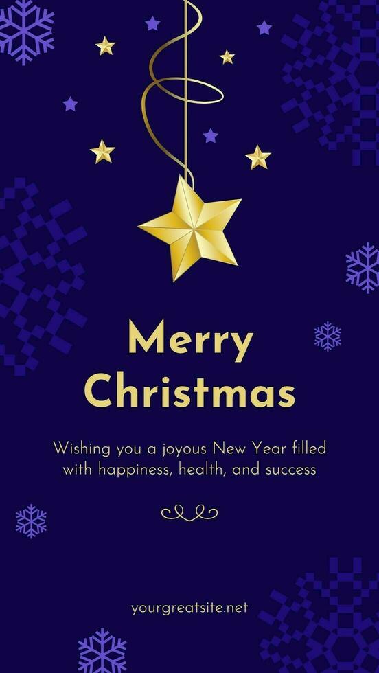 Christmas Greeting Instagram Story template