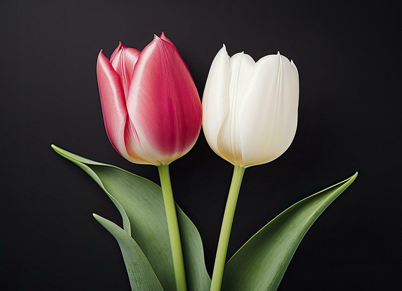 ai generado Pascua de Resurrección capricho, blanco de conejo cola emergente desde el agujero, contento Pascua de Resurrección día. foto