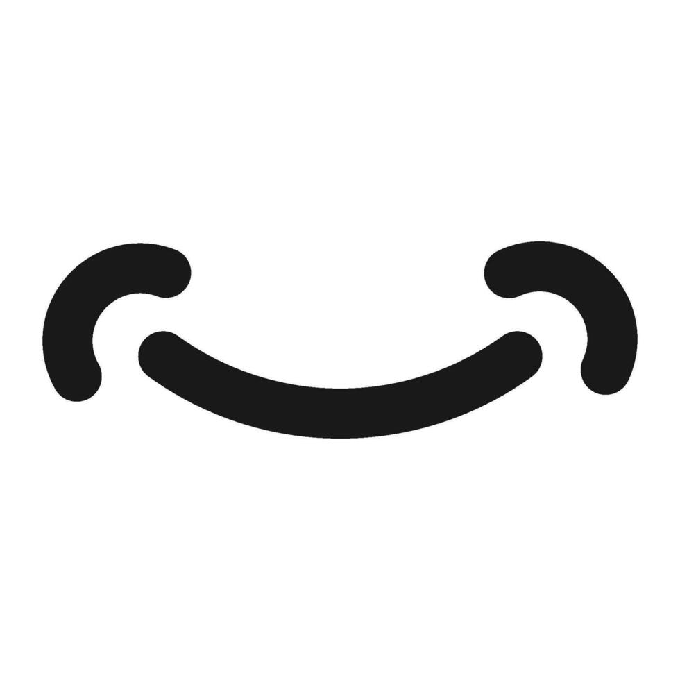 Smile happy face vector