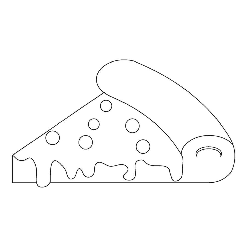 Pizza icon vector
