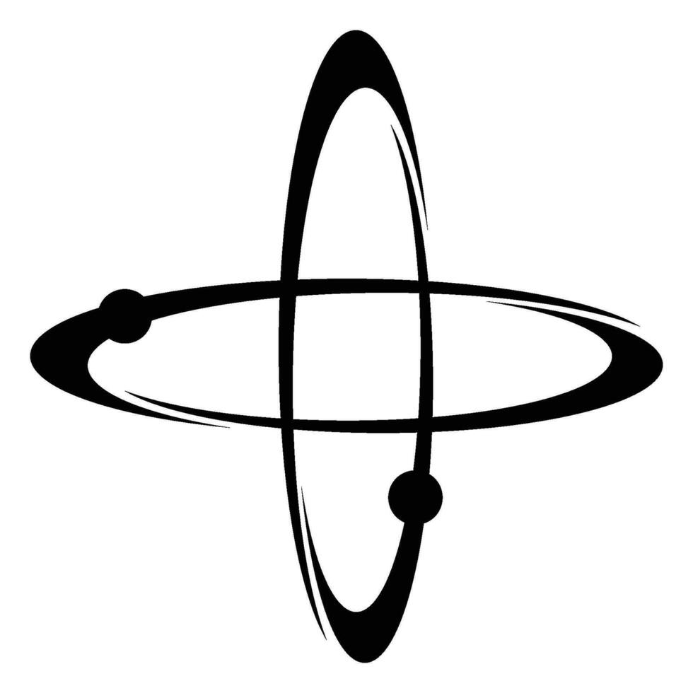 orbita icono vector