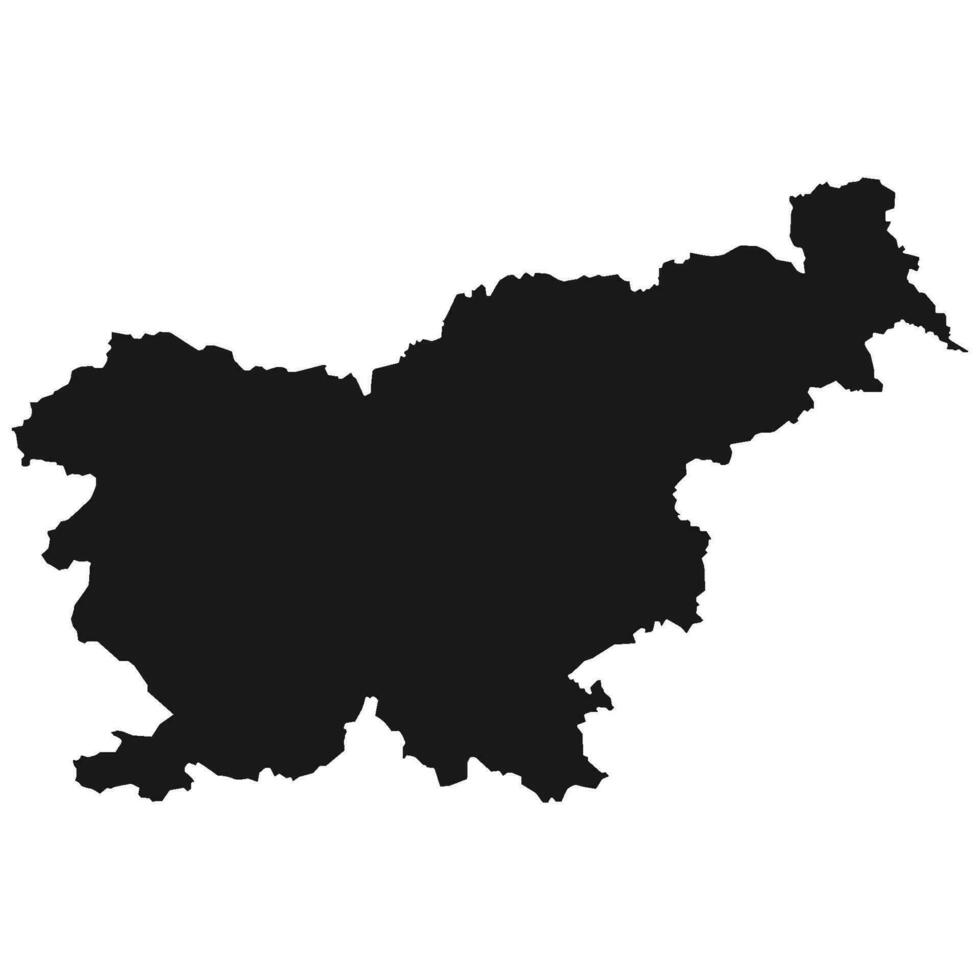 Eslovenia mapa icono vector