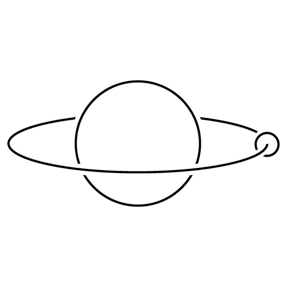 orbit icon vector