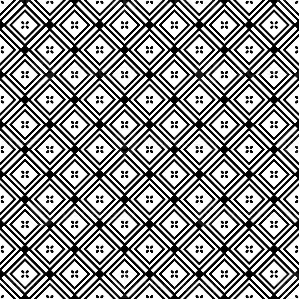 Black seamless abstract pattern. Overlay for background and backdrop. Ornamental design. PNG graphic illustration with transparent background.