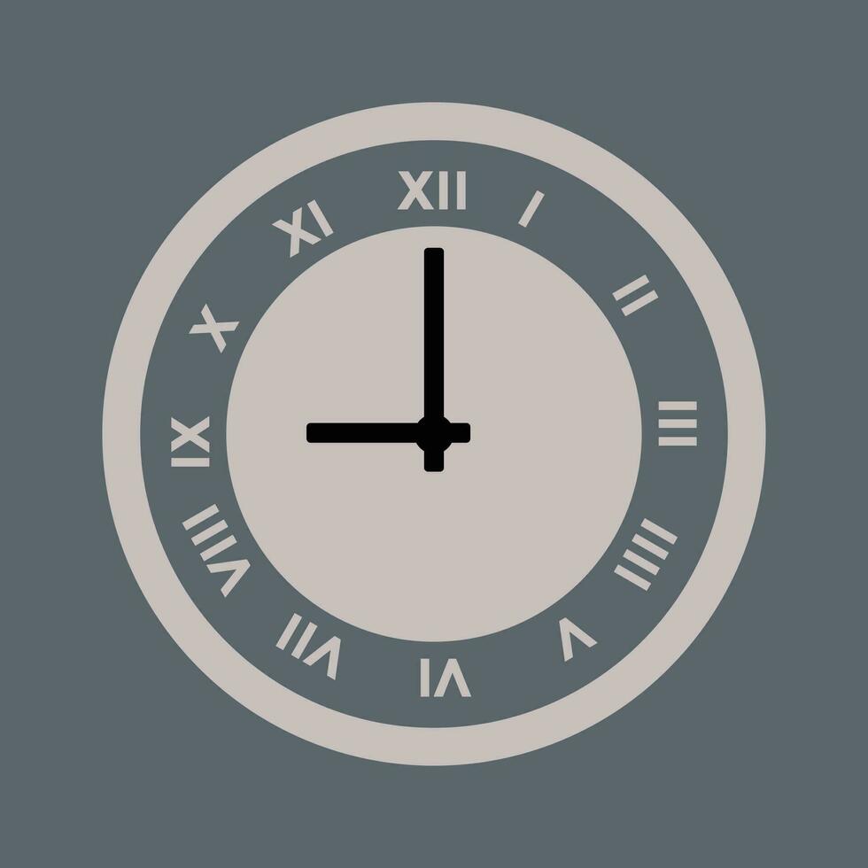 hora y reloj vector ilustración.