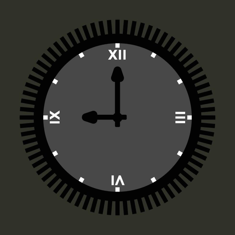 hora y reloj vector ilustración.