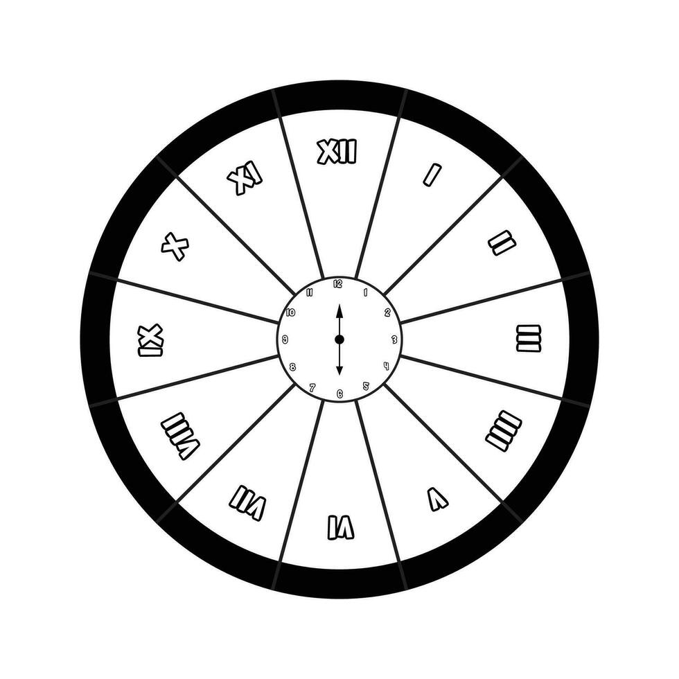 Clock Timer Vector design element.
