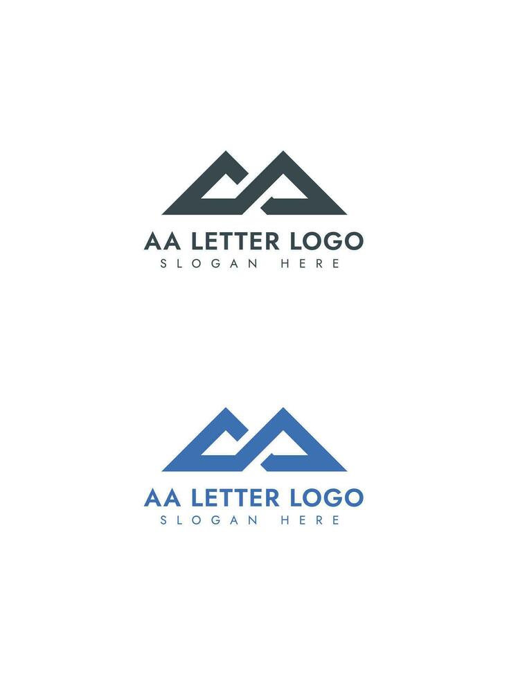 AA letter vector logo template
