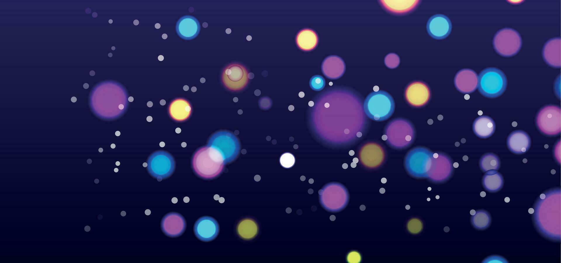 fondo de efecto bokeh vector