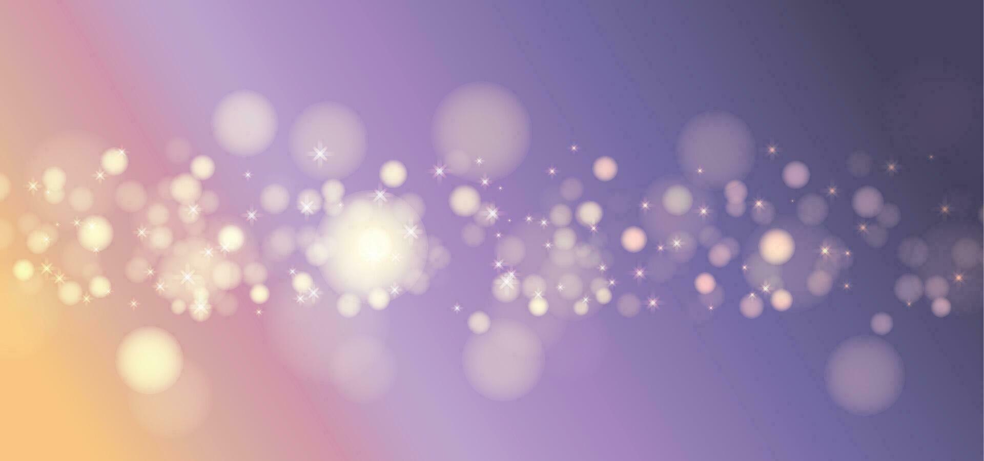 bokeh effect background vector