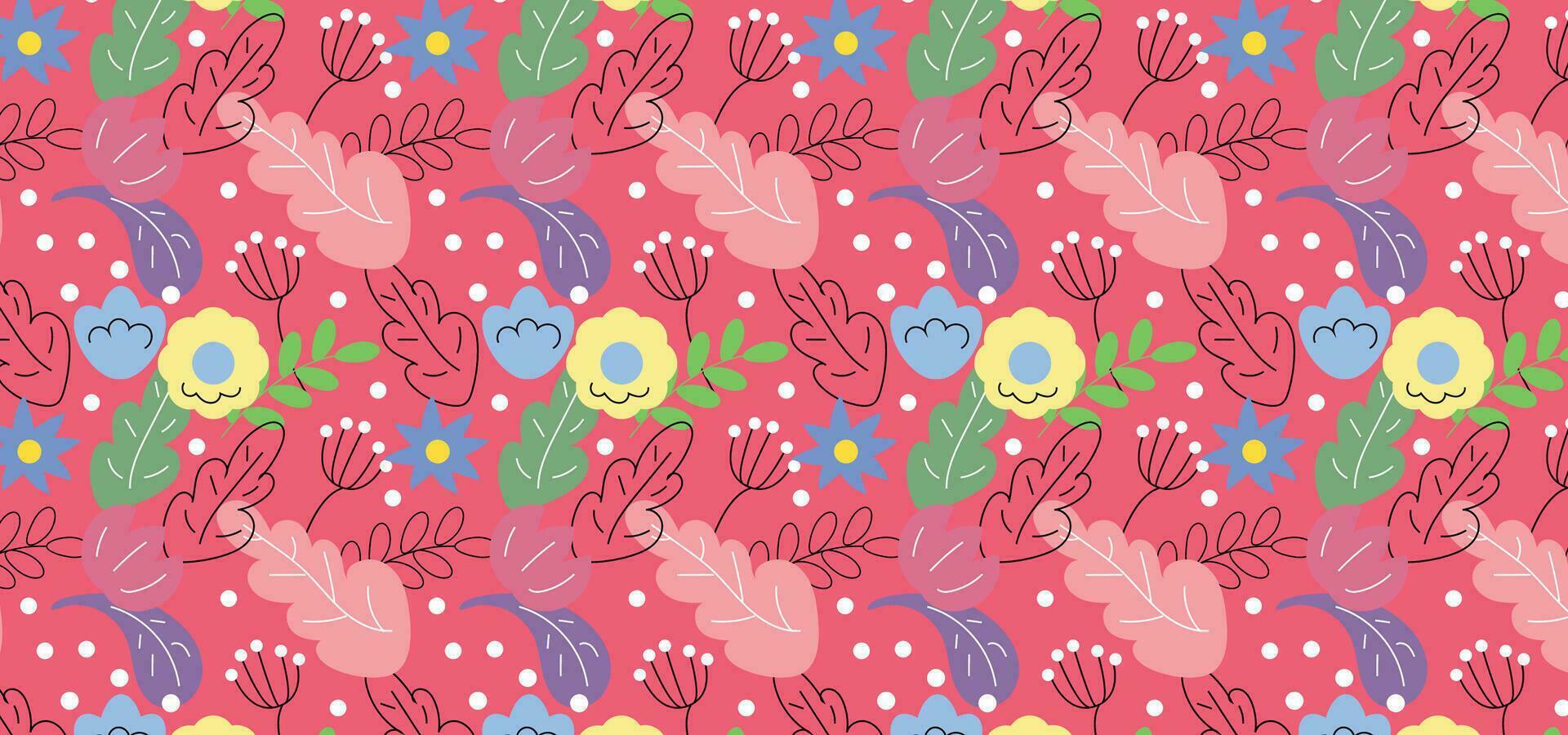 fondo floral vector