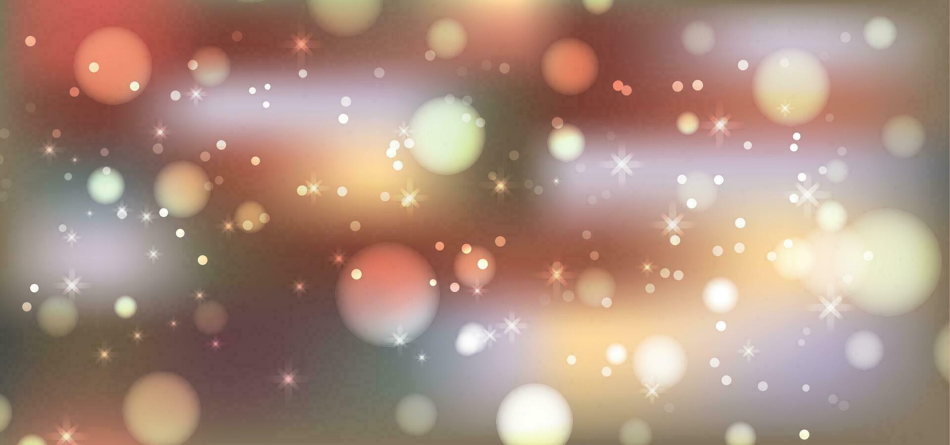 bokeh effect background vector