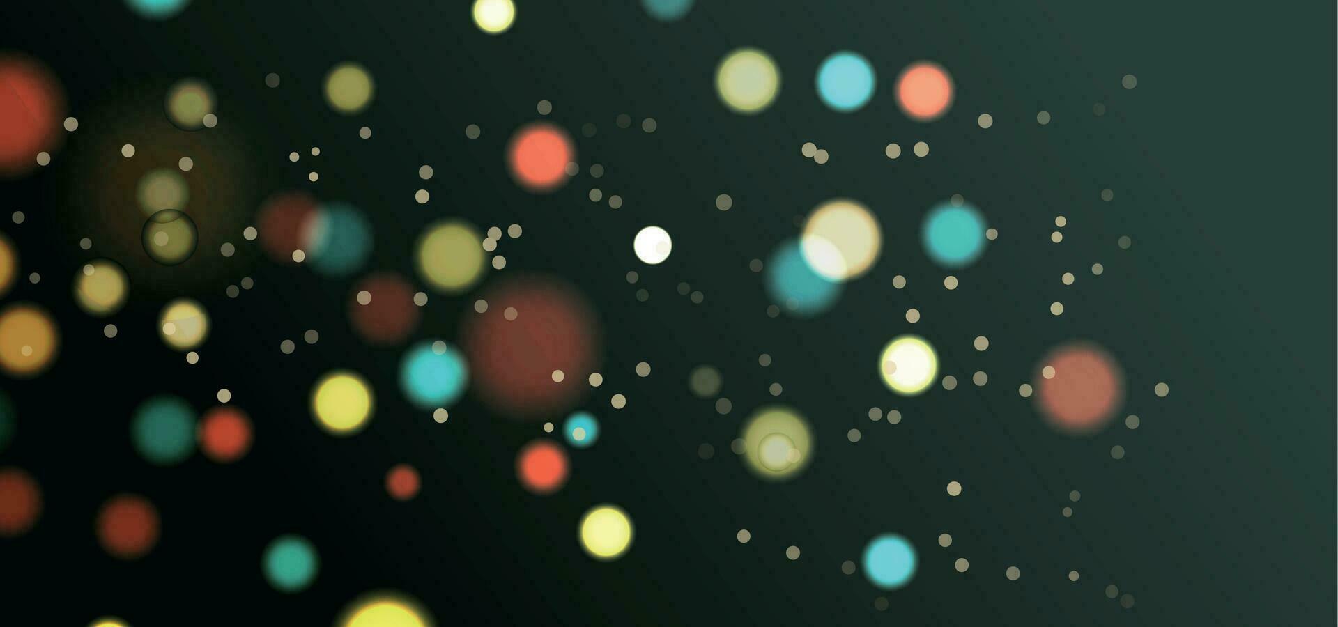 fondo de efecto bokeh vector