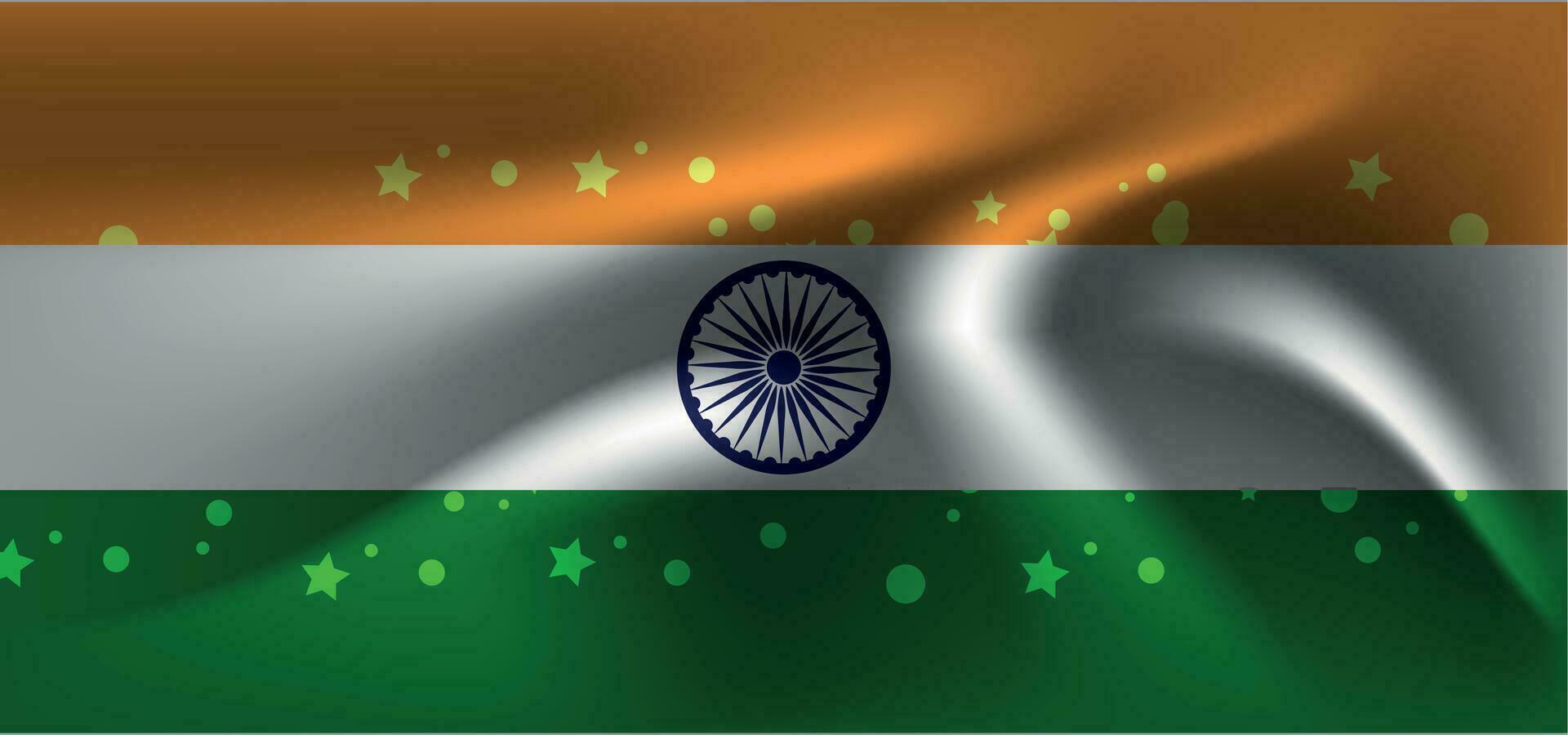 indian independence day background vector
